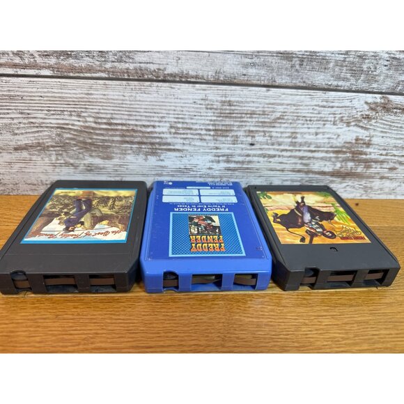 Set Of 3 Freddy Fender 8-Track Tapes: The Best Of Freddy If Youre Ever In Texas - Picture 6 of 9